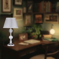 EAAB-06 Kristal Toplu Krom Abajur