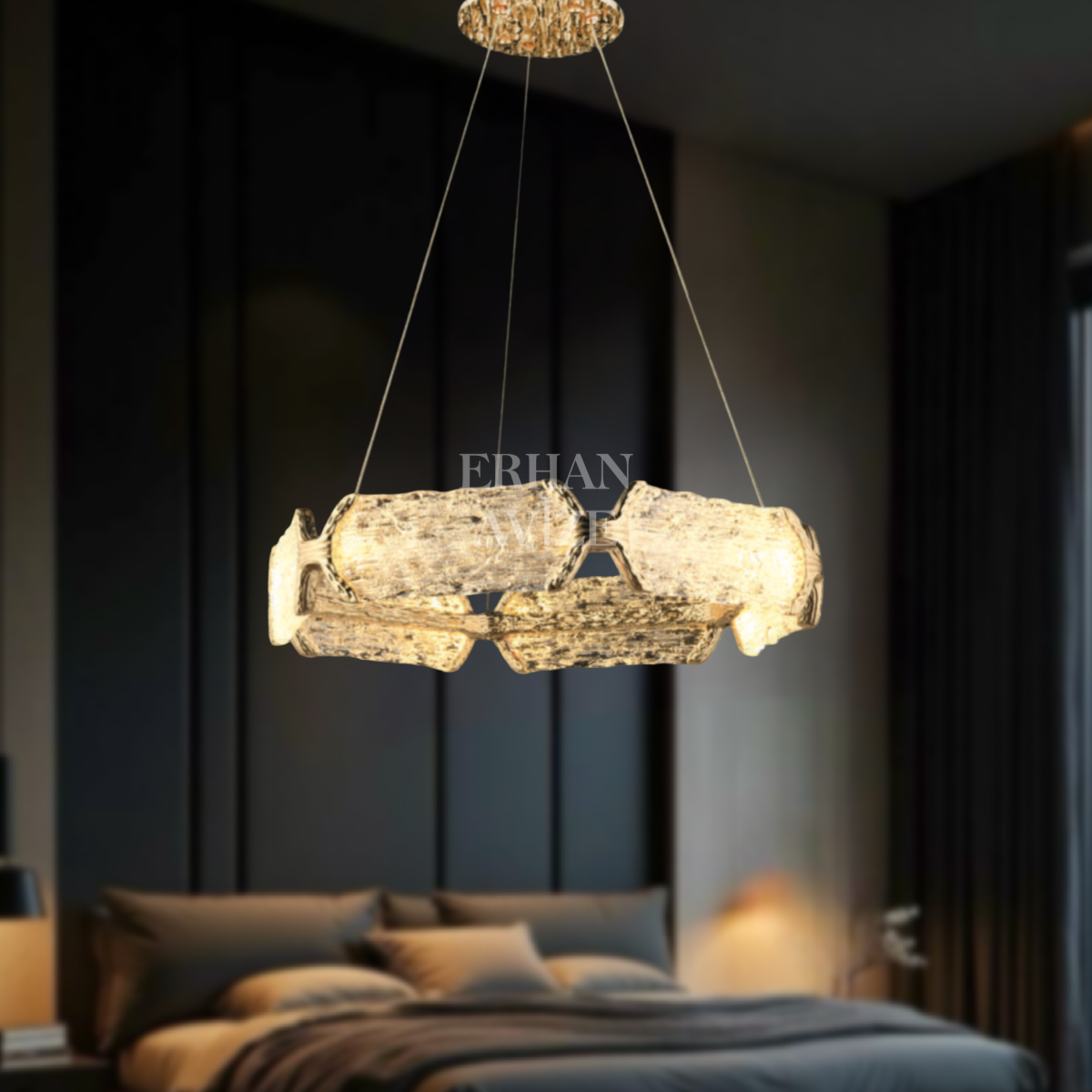 EASD-07 60’lık Gold LED Avize