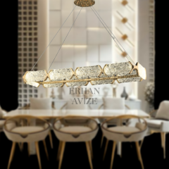 EASD-07 YM 120’lik Gold LED Avize