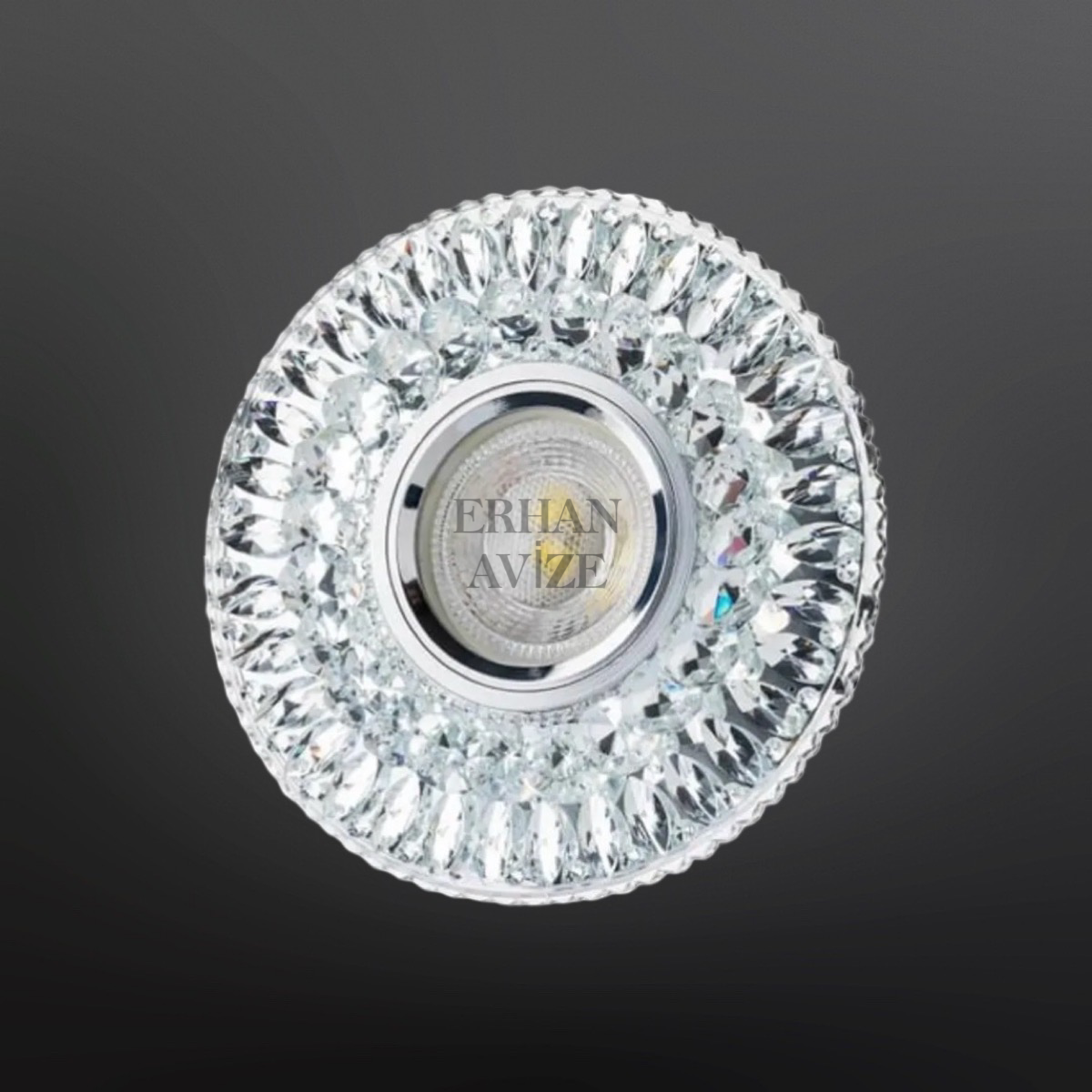 EACT-6583 Hanımeli Cam Spot Led Çerçeveli