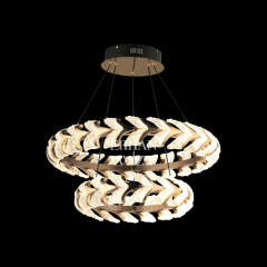 EASD-282 2 Katlı Gold LED Avize