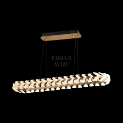 EASD-282 YM Gold LED Avize