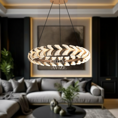 EASD-282 60’lık Kristal Gold LED Avize
