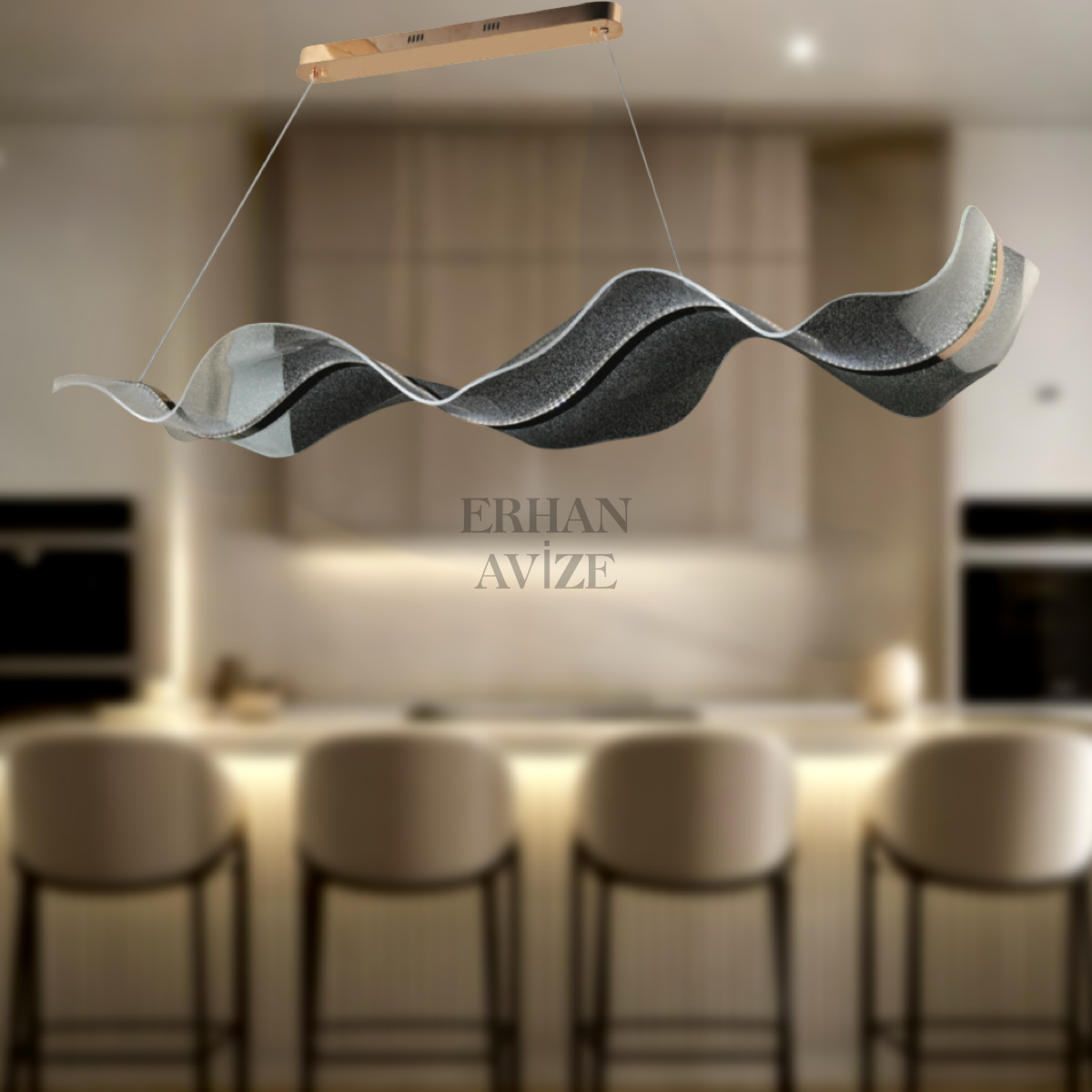 EASD-262 YM 150’lik Gold LED Avize