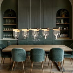 EASD-331 YM 100’lük Sıralı Gold LED Avize