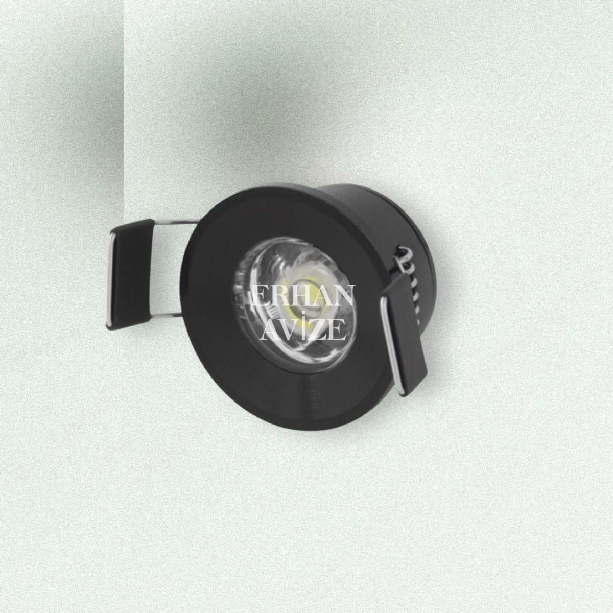 EACT-5270 1.5Waty Power Ledli Yıldız Siyah Spot Beyaz Işık