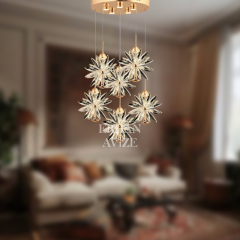 EAPV-126 6’lı Sarkıt Gold LED Avize