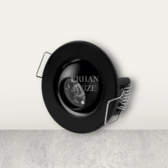 EACT-5268 6400K Beyaz Işık 1.5 Watt Ufo Yıldız Spot (Hareketli) Siyah