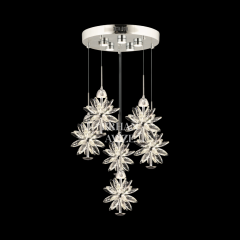 EAPV-126 6’lı Sarkıt Krom LED Avize