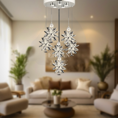 EAPV-126 6’lı Sarkıt Krom LED Avize