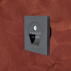 EACT-5170 1W 6400K Beyaz IşıkIşık Sensörlü Led Koridor Armatürü Siyah Kasa