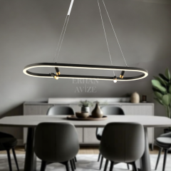 EASD-312 YM 90’lık Siyah LED Avize