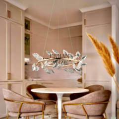 EASD-326 60’lık Kristal Gold LED Avize