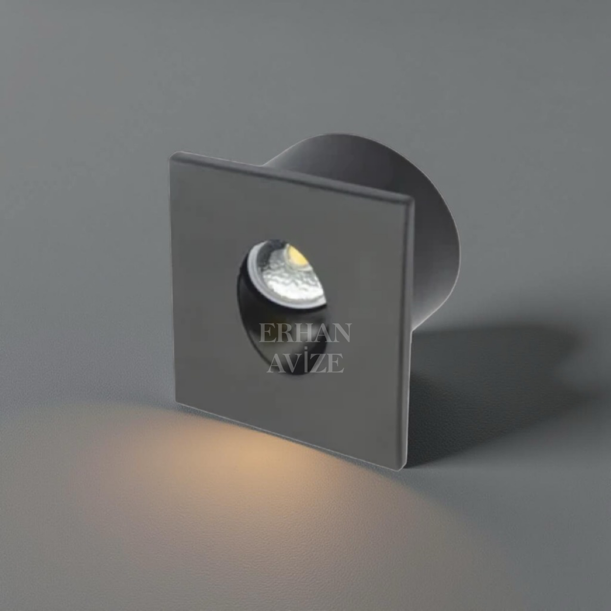 EACT-5179 3W 3200K Gün Işığı Ledli Koridor Armatürü Siyah Kasa