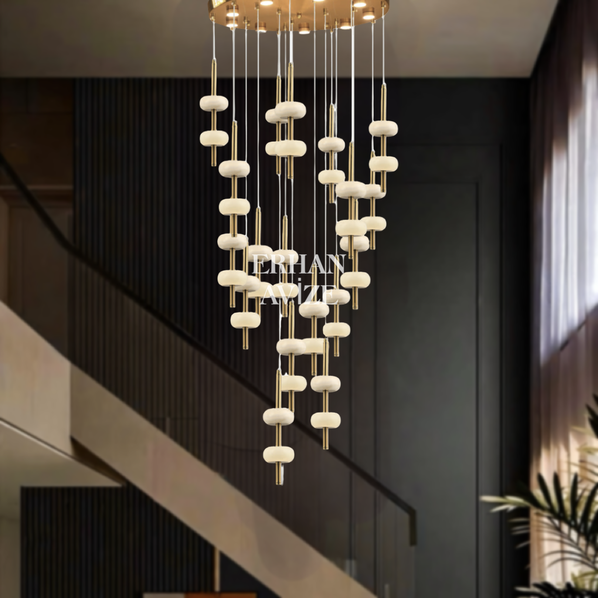 EASD-61 18’li Sarkıt Prinç LED Avize