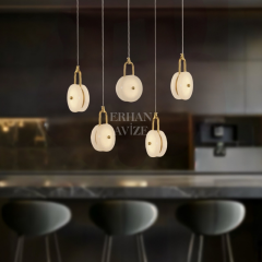 EASD-324 5’li Sıralı Eskitme LED Avize