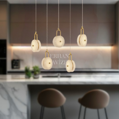 EASD-324 5’li Sıralı Eskitme LED Avize