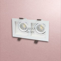 EACT-5237  2'li Pars Modern Dekoratif Spot