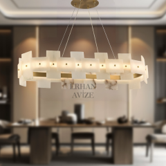 EASD-118 YM 80’lik Eskitme Mermer LED Avize