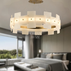 EASD-118 60’lık Eskitme Mermer LED Avize