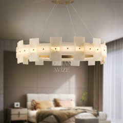 EASD-118 80’lik Eskitme Mermer LED Avize