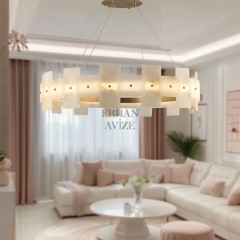 EASD-118 80’lik Eskitme Mermer LED Avize