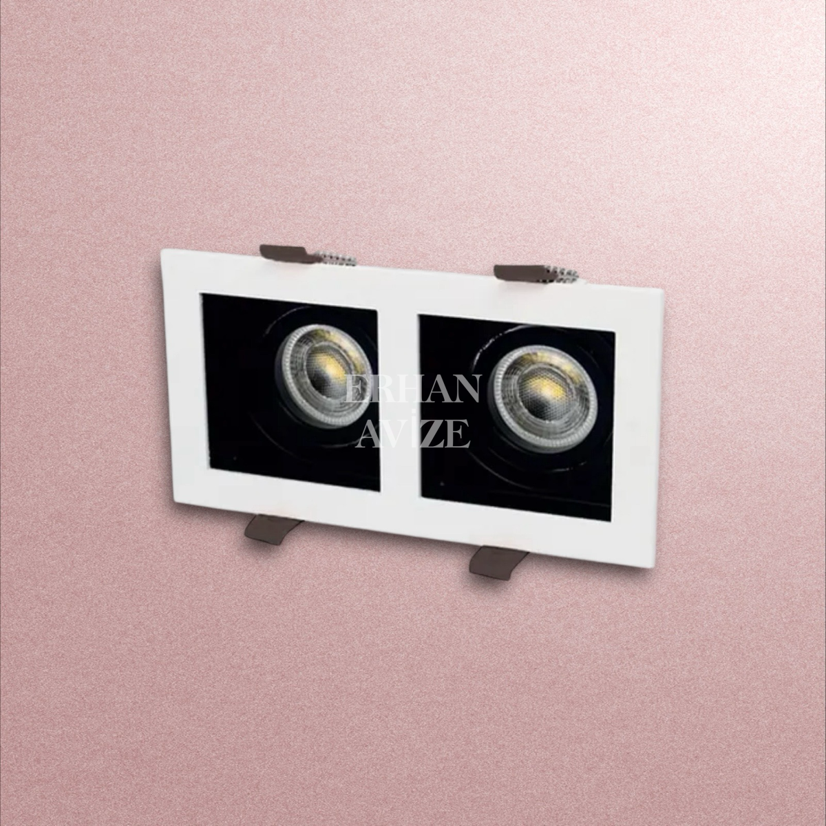 EACT-5227 Dekoratif Spot Pars 2'li Siyah-Beyaz