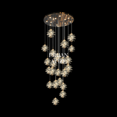 EAPV-126 25’li Sarkıt Kristal LED Avize