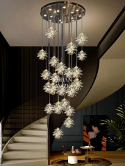 EAPV-126 25’li Sarkıt Kristal LED Avize