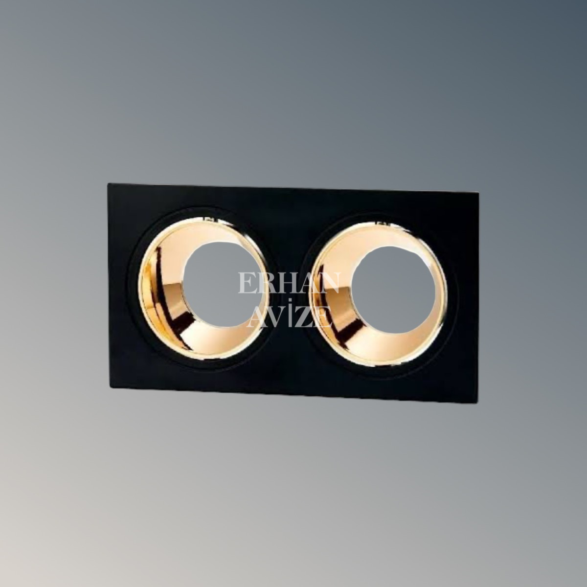 EACT-5056 2'li Jaguar Siyah-Bakır Dekoratif Spot