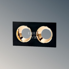 EACT-5056 2'li Jaguar Siyah-Bakır Dekoratif Spot