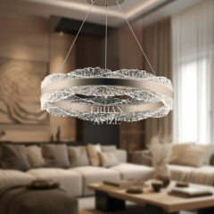 EASD-258 60’lık Fırçalanmış Nikel LED Avize