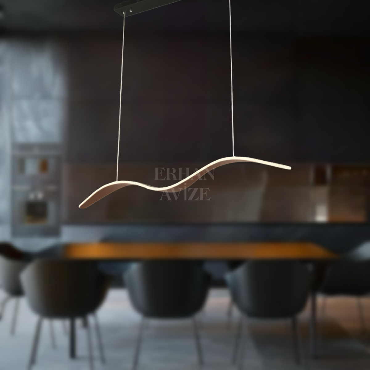 EASD-273 YM 120’lik Siyah LED Avize