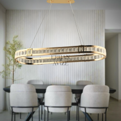 EASD-319 YM 90’lık Kristal Gold LED Avize