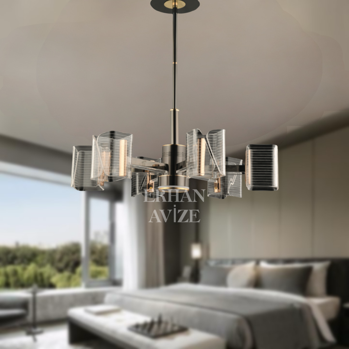 EASD-279 70’lil Platin LED Avize