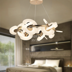 EASD-263 70’lik Mat Pleksi Gold LED Avize