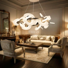 EASD-263 70’lik Mat Pleksi Gold LED Avize