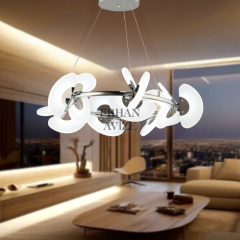 EASD-263 70’lik Mat Pleksi Krom LED Avize