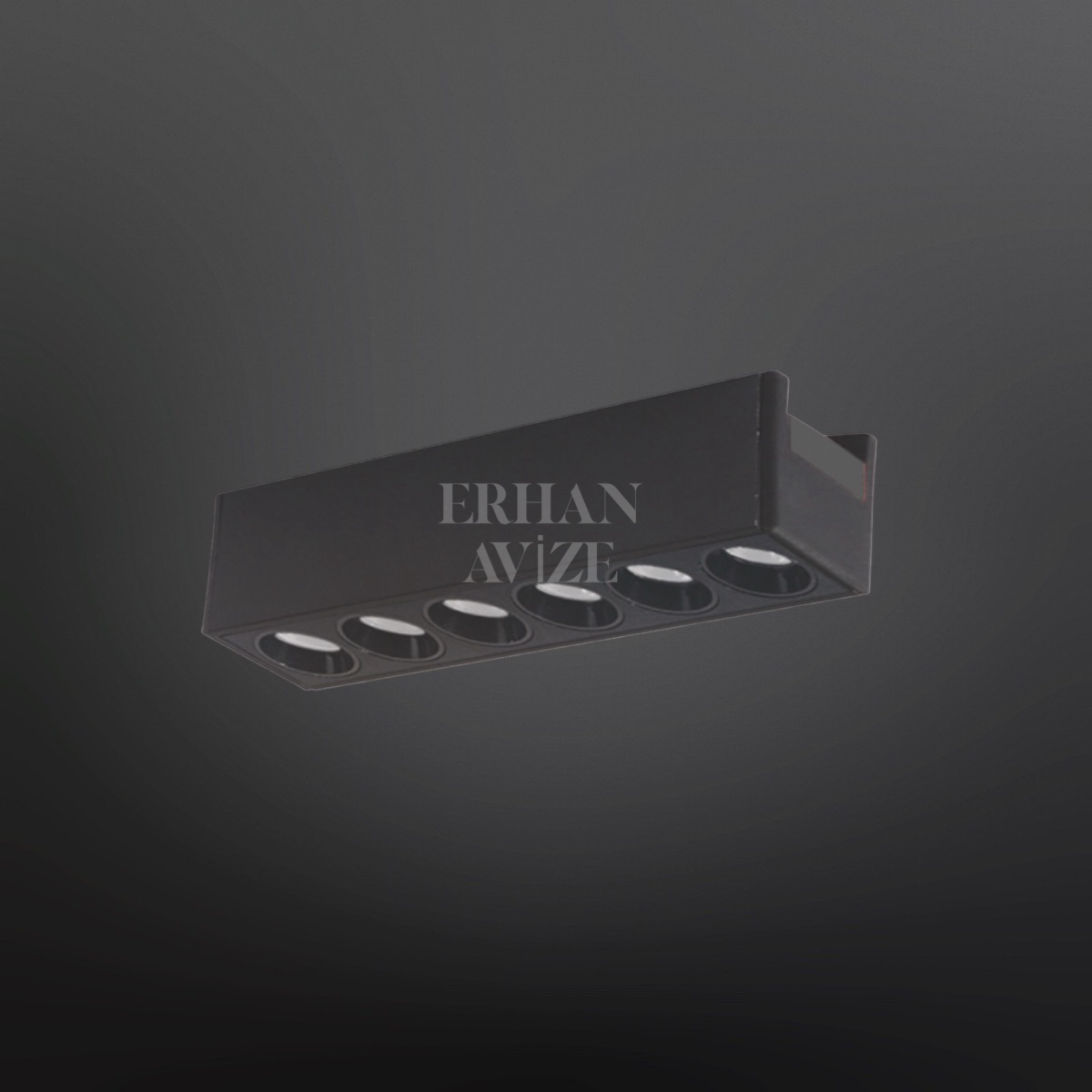 EACT-5820 12W CORTEZ Magnet Led Spot(Günışığı) Siyah Kasa