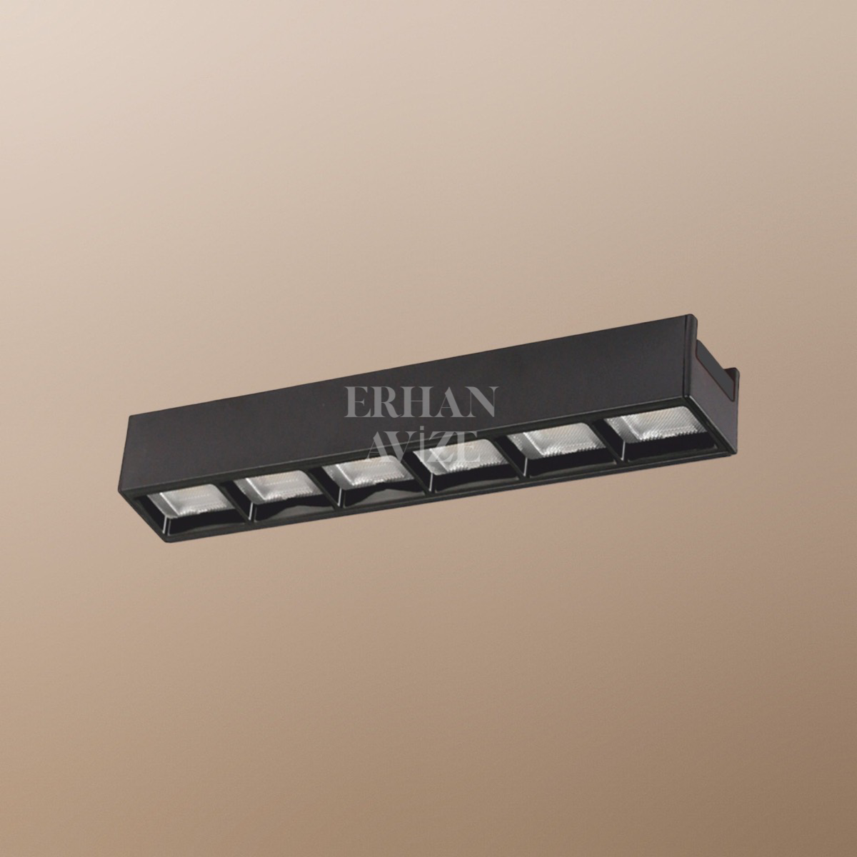 EACT-5825  24W DANTE Magnet Led Spot(Günışığı) Siyah Kasa