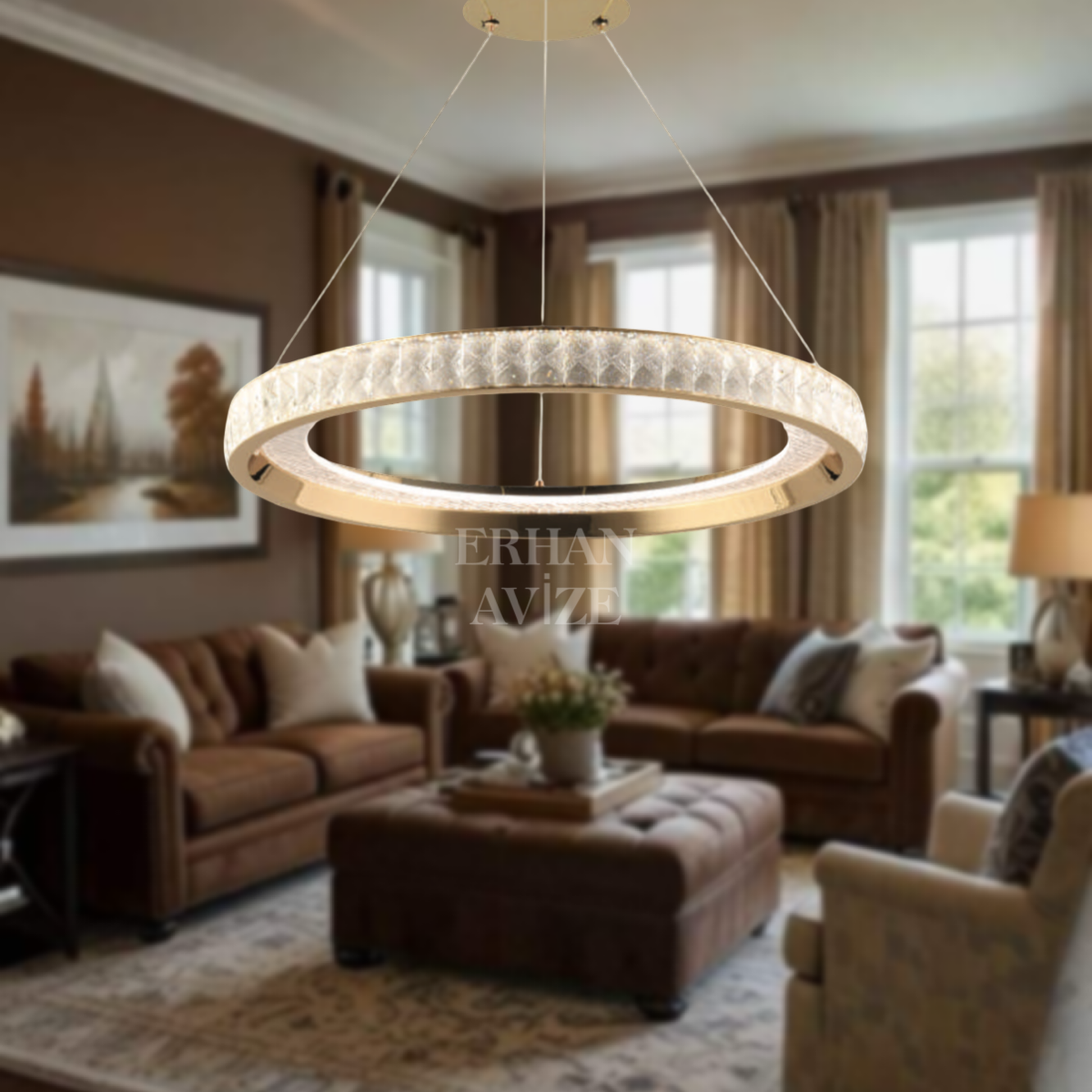 EASD-259 60’lık Gold LED Avize