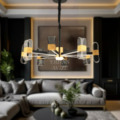EASD-327 YUV 8’li Gold LED Avize