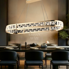 EASD-343 YM 90’lık Kristal Gold LED Avize