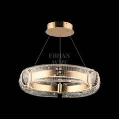 EASD-283 50’lik Yuvarlak Gold LED Avize