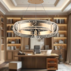 EASD-283 50’lik Yuvarlak Gold LED Avize