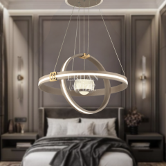 EASD-315 50’lik Sarkıt Saten Bronz LED Avize