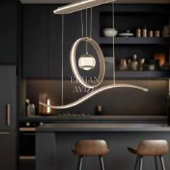 EASD-316 YM Sarkıt Saten Bronz LED Avize