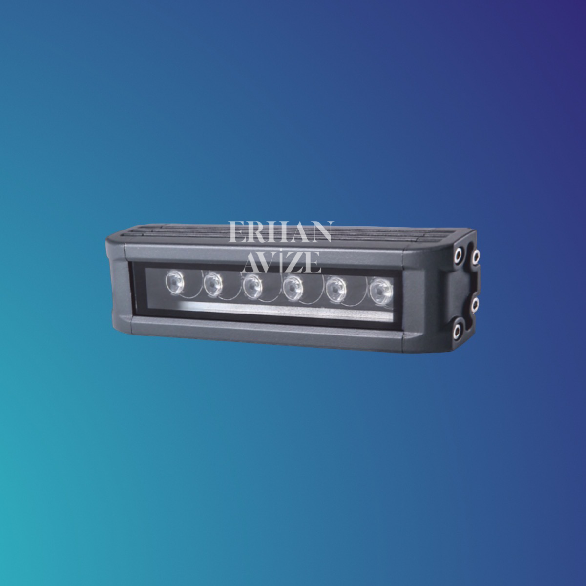 EACT-4694 6W Profesyonel Ultra Slim Nem ve Buhar Filtreli Wall Washer Amber 20cm