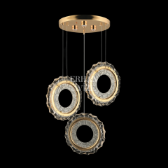 EASD-265 35’lik Sarkıt Kristal Gold LED Avize