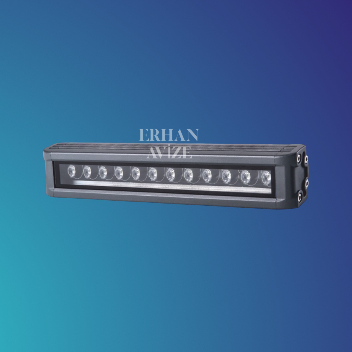 EACT-4695 12W Ultra Slim Nem ve Buhar Filtreli Wall Washer Yeşil Işık 30cm